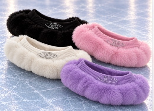 Fuzzy skøytesokk